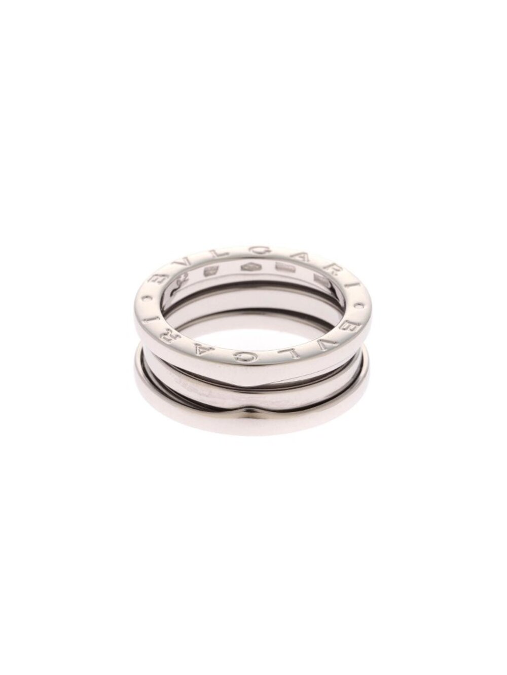 Bvlgari B.zero1 WG 52 S Ring White Gold Silver Stamp Boys'